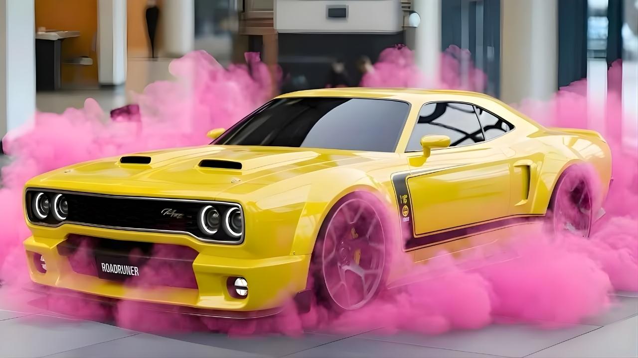 2026 Plymouth Roadrunner Returns 750HP Hybrid Muscle Car with Classic Retro Style