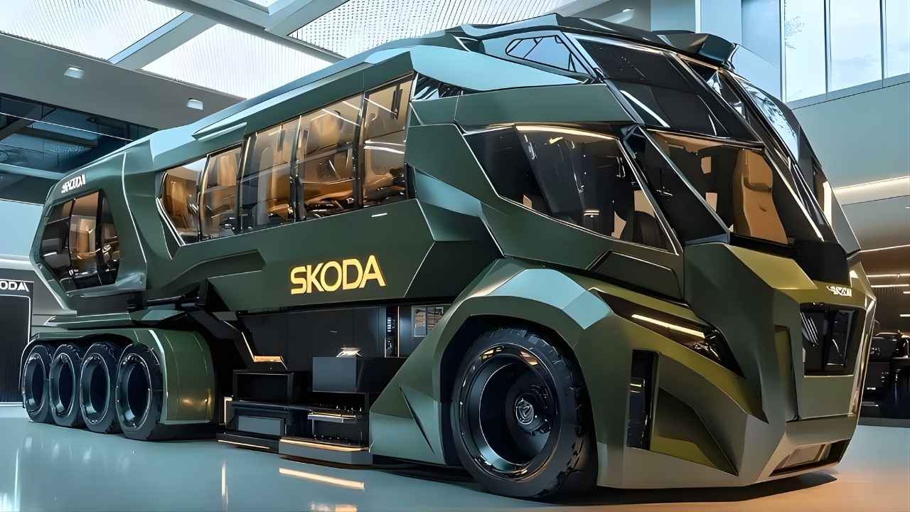 2026 Skoda Motorhome Unveiled Ultra-Luxury Camper Van with Solar Power and Smart Tech Innovation